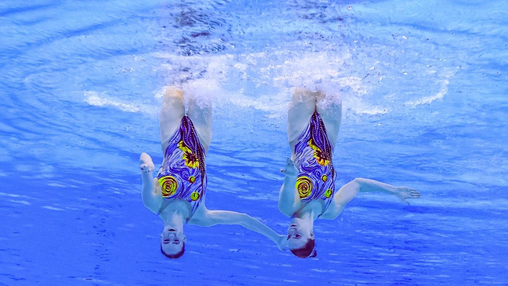 Ek Goud synchroonzwemmen