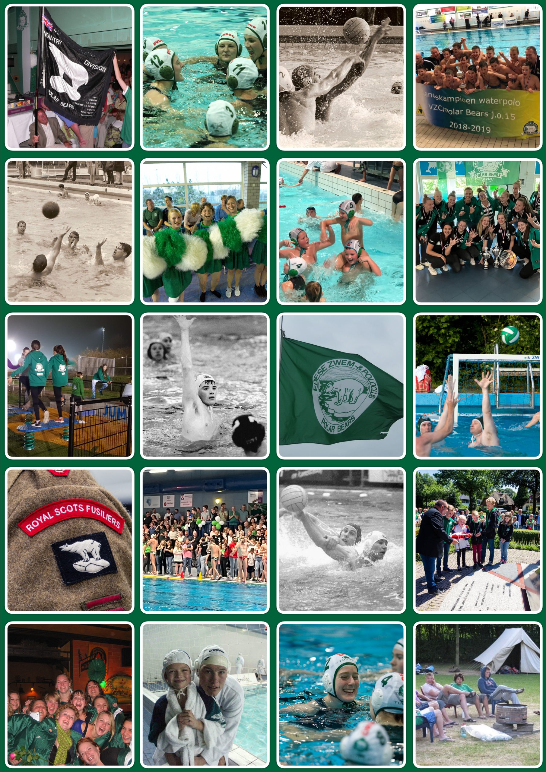 foto collage 75 jaar polar bears